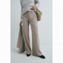Pantalones Mujer Pantalón ESE O ESE Everett Taupe Cheviot