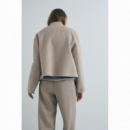 Pantalones Mujer Pantalón ESE O ESE Everett Taupe Cheviot