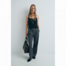 Pantalones Mujer Pantalón ESE O ESE Clarck Gris Vigoré