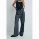 Pantalones Mujer Pantalón ESE O ESE Clarck Gris Vigoré