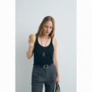 Pantalones Mujer Pantalón ESE O ESE Clarck Gris Vigoré