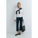 Pantalones Mujer Pantalón ESE O ESE Capri Negro