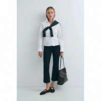 Pantalones Mujer Pantalón ESE O ESE Capri Negro