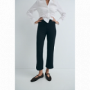 Pantalones Mujer Pantalón ESE O ESE Capri Negro