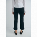 Pantalones Mujer Pantalón ESE O ESE Capri Negro