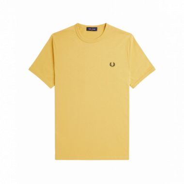 Camisetas Hombre Camiseta FRED PERRY Ringer M3519 Nido de Abeja