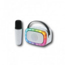 SAMI Mini Altavoz Portatil Karaoke BLUETOOTH Bambino  Micro Sd,luz Rgb,microfono Inalambrico RS-972