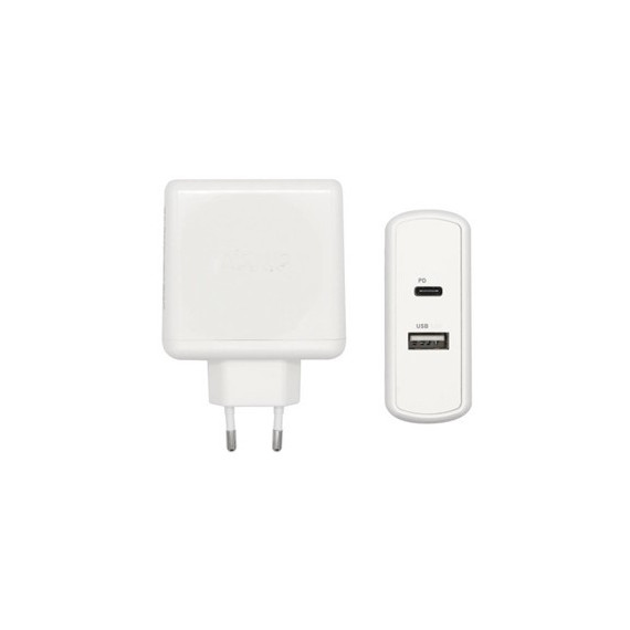 SANDA Cargador Red 1XUSB A/1XTIPO C SD-3164 Blanco 3.4A