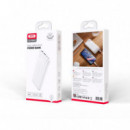 Powerbank 10000MAH con Pantalla Luminosa Blanca XO