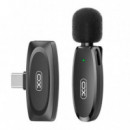 Microfono Inalámbrico MKF08A de Solapa con Tipo C Negro XO