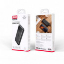 Powerbank 10000MAH con Pantalla Luminosa Negro XO