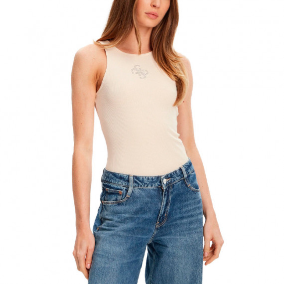 Top sin Mangas con Logotipo 4G  GUESS