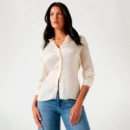 Camisa con Logotipo Peony y 4G  GUESS