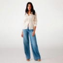 Camisa con Logotipo Peony y 4G  GUESS