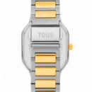 Reloj D-bear Platedo y Dorado Analógico  TOUS