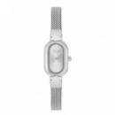 Reloj Analógico Joya con Brazalete de Acero Oval Icon  TOUS