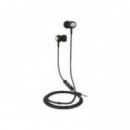 Auriculares CELLY In-ear Binaurales con Micrófono 3.5MM Negros (UP500BK)