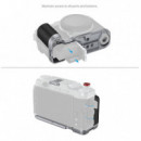 SMALLRIG  4875 L-shape Mount Plate With Silicone Handle For Fujifilm X-M5(SILVER)