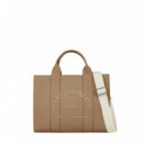 KARL LAGERFELD - K/rsg Md Square Tote Peb Emb - 1LG - B1W30041/1LG