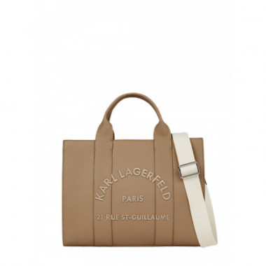 KARL LAGERFELD - K/rsg Md Square Tote Peb Emb - 1LG - B1W30041/1LG