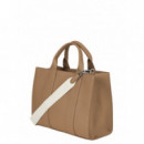 KARL LAGERFELD - K/rsg Md Square Tote Peb Emb - 1LG - B1W30041/1LG