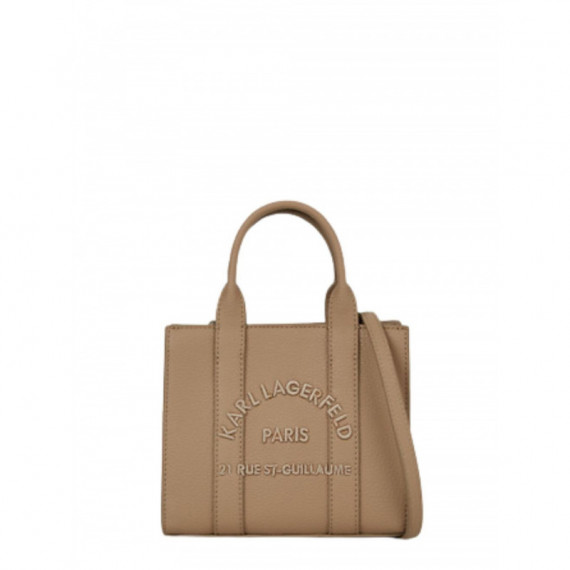 KARL LAGERFELD - K/rsg Mn Square Tote Peb Emb - 1LG - B1W30042/1LG