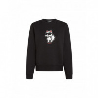 KARL LAGERFELD - Ikon Sketch C Sweatshirt - 999 - A4W20043/999