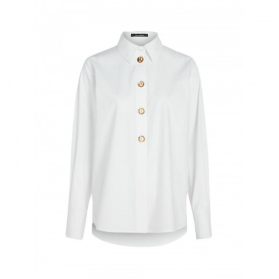 KARL LAGERFELD - Karl Daily Poplin Shirt - 100 - B1W11012/100