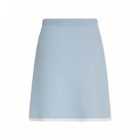 KARL LAGERFELD - Contrast Knit Skirt - 1QV - B1W12003/1QV