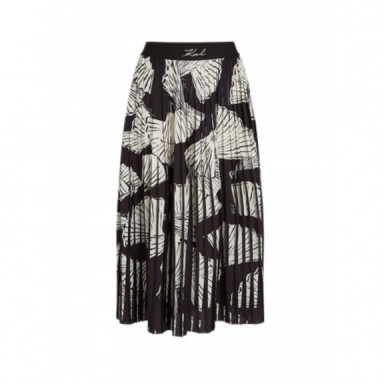 KARL LAGERFELD - Commercial Pleated Skirt - 2HF - B1W12008/2HF