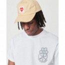 Gorros y Gorras Gorra WE ARE NOT FRIENDS Cream