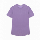 Camisetas Hombre Camiseta ARICA Básica Aubergine