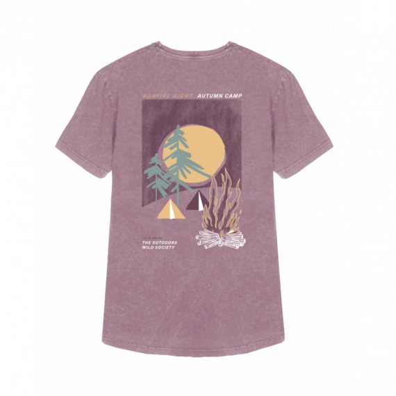 Camisetas Hombre Camiseta ARICA Bonfire Malva