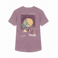 Camisetas Hombre Camiseta ARICA Bonfire Malva