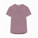 Camisetas Hombre Camiseta ARICA Básica Malva