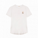 Camisetas Hombre Camiseta ARICA Bonfire White