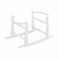 Soporte Capazo Balancin Madera Blanco  CAMBRASS