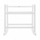 Soporte Capazo Balancin Madera Blanco  CAMBRASS