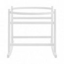 Soporte Capazo Balancin Madera Blanco  CAMBRASS
