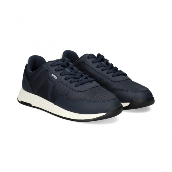 Talon Blanco Ante+nylon Azul  HUGO BOSS