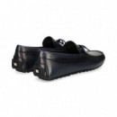 Conductor Lazo Piel Azul  HUGO BOSS