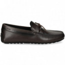 Conductor Lazo Piel Moka  HUGO BOSS