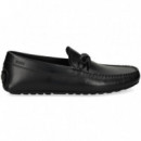 Conductor Lazo Piel Negro  HUGO BOSS