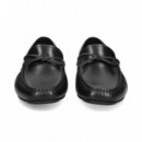 Conductor Lazo Piel Negro  HUGO BOSS