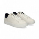 Talon Azul Deportivo Piel Hielo  TOMMY HILFIGER