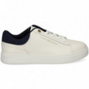 Talon Azul Deportivo Piel Hielo  TOMMY HILFIGER