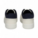 Talon Azul Deportivo Piel Hielo  TOMMY HILFIGER