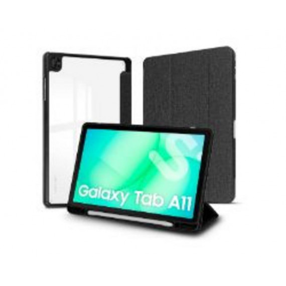 Funda SUBBLIM Clear Shock Case Samsung A11 Negra (SUBCST-5SC040)