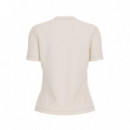 Camiseta con Logotipo Frontal de Strass de GUESS