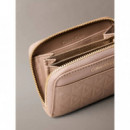 Emblem Aop Embossed Zip Around Desert Ta  CALVIN KLEIN